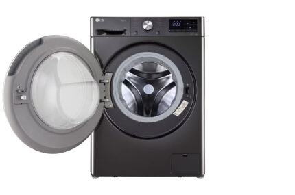 LG 11Kg Front Load Washing Machine, AI Direct Drive™, Black FHP1411Z9B