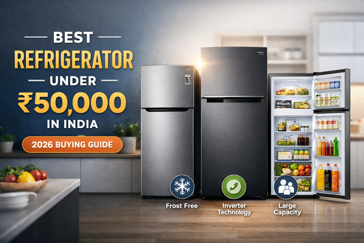 Best Refrigerator Under ₹50,000 in India